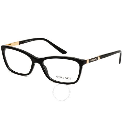 Versace™ VE3186 GB1 54 Black Eyeglasses 